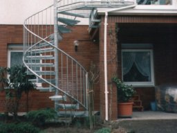 Spindeltreppen im Außenbereich