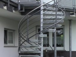 Spindeltreppen im Außenbereich