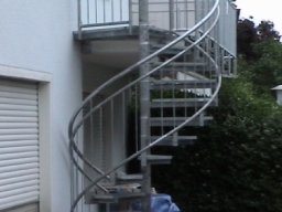 Spindeltreppen im Außenbereich